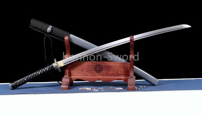 26inch Spring Steel 9260 Japanese Katana Samurai Sword Sharp Full Tang Alloy Tsuba Functional