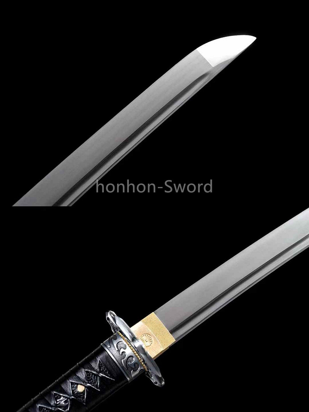26inch Spring Steel 9260 Japanese Katana Samurai Sword Sharp Full Tang Alloy Tsuba Functional