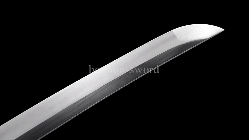 26inch Spring Steel 9260 Japanese Tachi Samurai Sword Sharp Full Tang Alloy Tsuba Functional Handmade