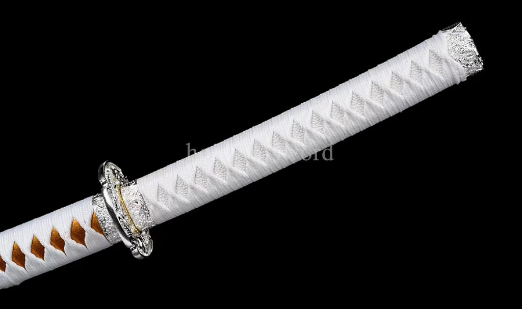 26inch Spring Steel 9260 Japanese Tachi Samurai Sword Sharp Full Tang Alloy Tsuba Functional Handmade