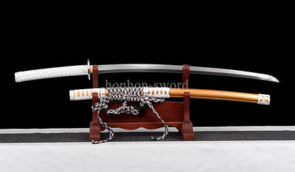 26inch Spring Steel 9260 Japanese Tachi Samurai Sword Sharp Full Tang Alloy Tsuba Functional Handmade