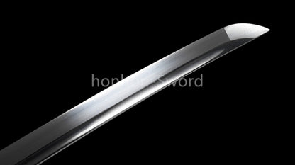 9260 Spring Steel 26inch Japanese Tachi With Bohi Sword Alloy Tsuba Sharp Full Tang