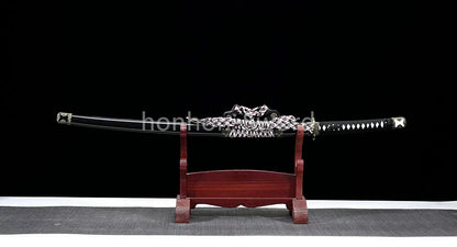 9260 Spring Steel 26inch Japanese Tachi With Bohi Sword Alloy Tsuba Sharp High Quality Full Tang