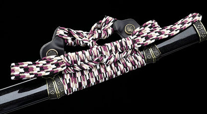 9260 Spring Steel 26inch Japanese Tachi With Bohi Sword Alloy Tsuba Sharp High Quality Full Tang