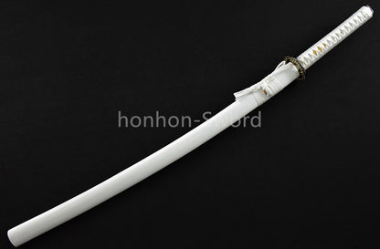 Katana à lame bleue en acier à haute teneur en carbone 1095, épée de samouraï japonais, épée complète noire 
