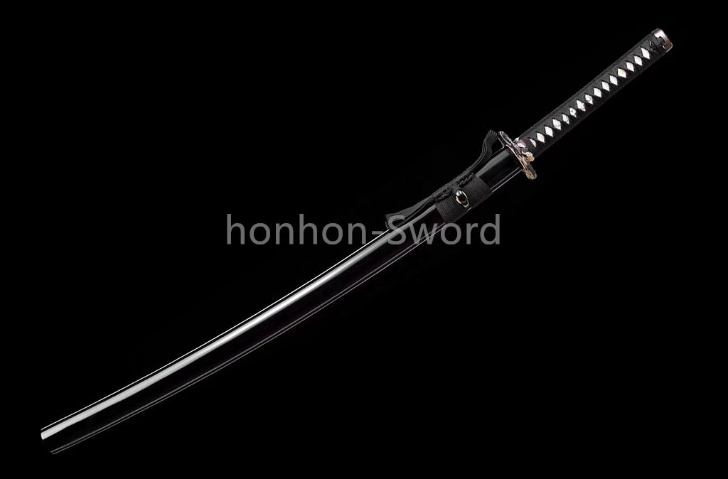 Twisted Pattern Damascus Folded Steel Katana Japanese Samurai Sword Full Tang