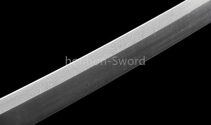 Twisted Pattern Damascus Folded Steel Katana Japanese Samurai Sword Full Tang