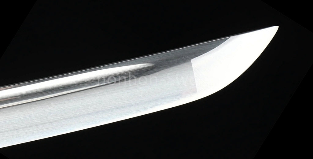 Katana à lame bleue en acier à haute teneur en carbone 1095, épée de samouraï japonais, épée complète noire 