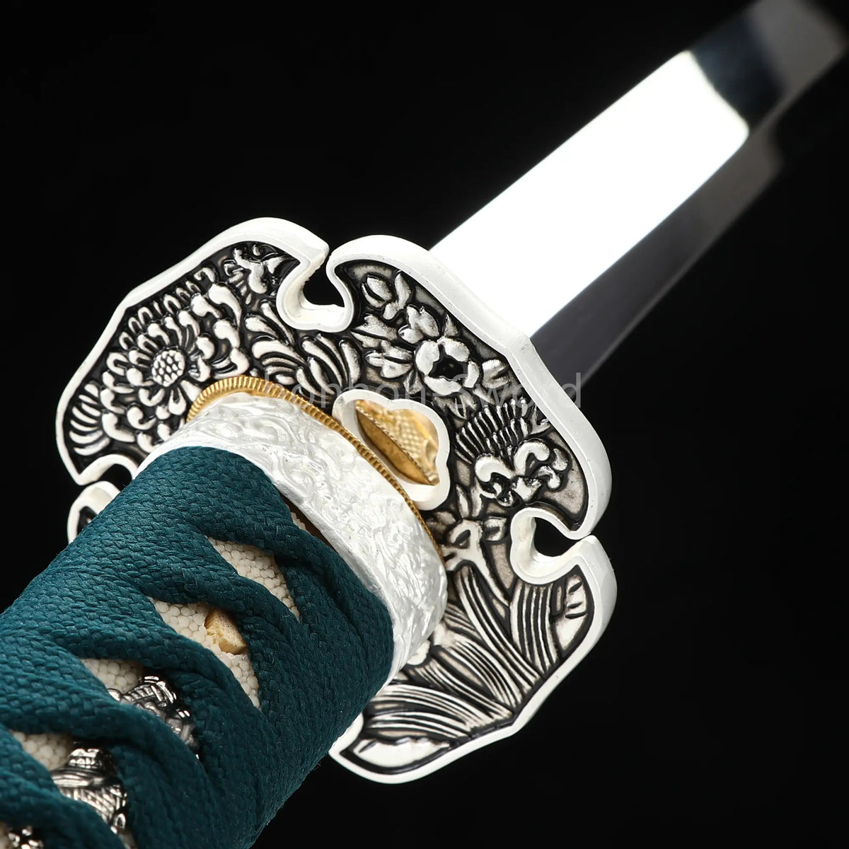 26inch Japanese Katana 1095 High Carbon Steel Samurai Sword Alloy Tsuba Mirrorpolish Real For Battle