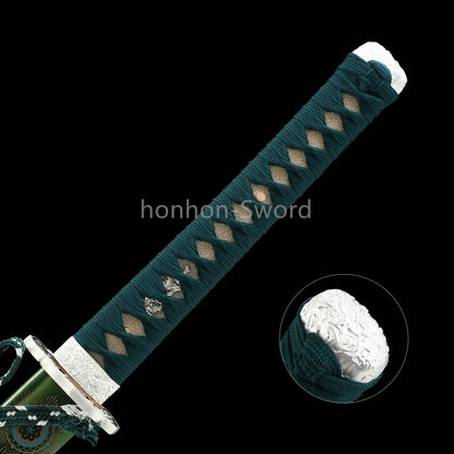 26inch Japanese Katana 1095 High Carbon Steel Samurai Sword Alloy Tsuba Mirrorpolish Real For Battle