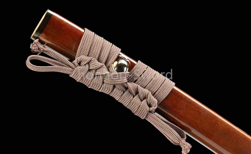 Katana à lame bleue en acier à haute teneur en carbone 1095, épée de samouraï japonais, épée complète noire 