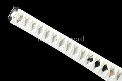 1060 Carbon Steel Functional Katana Japanese Samurai Sword Full Tang Blue Blade