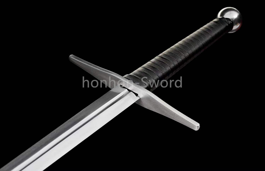 Katana en acier à haute teneur en manganèse, épée de samouraï japonais, prête pour la bataille, Saya blanche dorée 