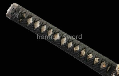 1095 High Carbon Steel Blade Japanese Samurai Katana Sword Sharp White Saya