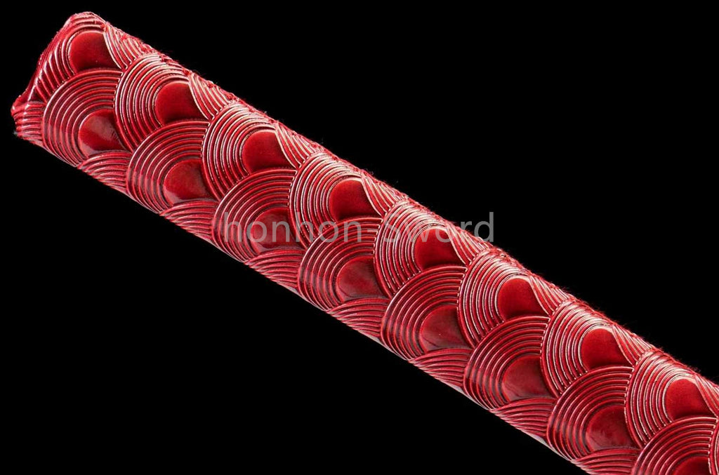 Katana en acier à haute teneur en manganèse, épée de samouraï japonais, prête pour la bataille, Saya blanche dorée 