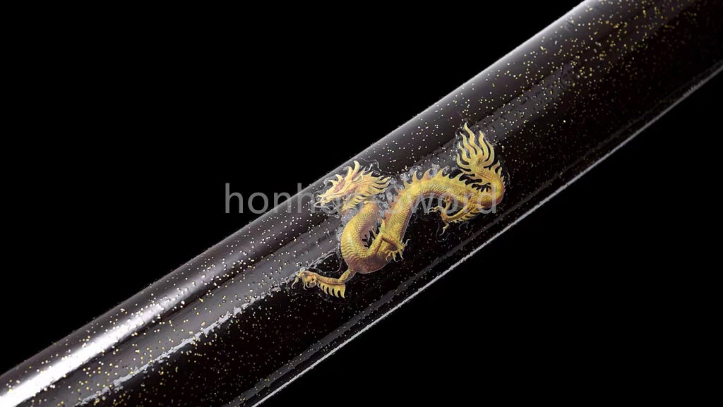 Japanese Katana 1095 High Carbon Steel Blue Blade Samurai Sword Full Tang Battle