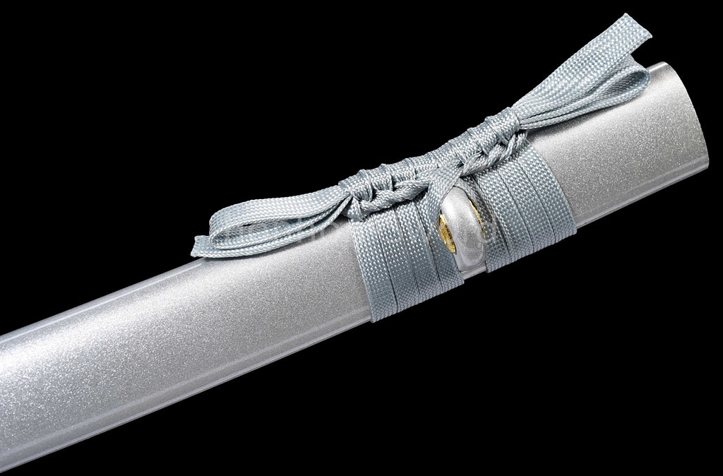 Katana à lame bleue en acier à haute teneur en carbone 1095, épée de samouraï japonais, épée complète noire 