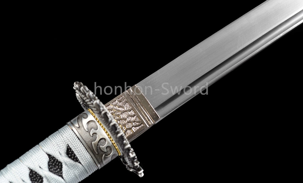 High Manganese Steel Japanese Katana Samurai Sword Full Tang Sharp Battle Ready