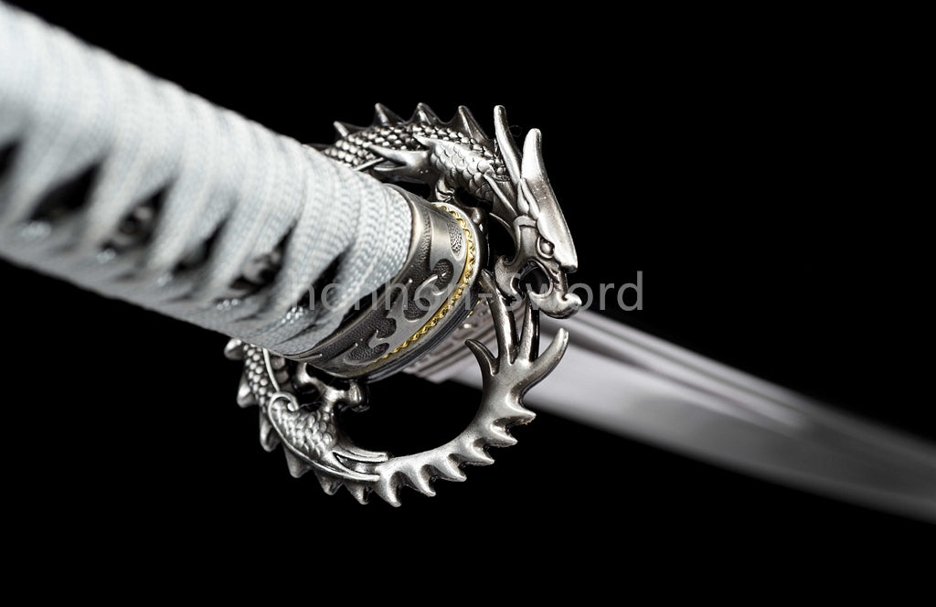 High Manganese Steel Japanese Katana Samurai Sword Full Tang Sharp Battle Ready