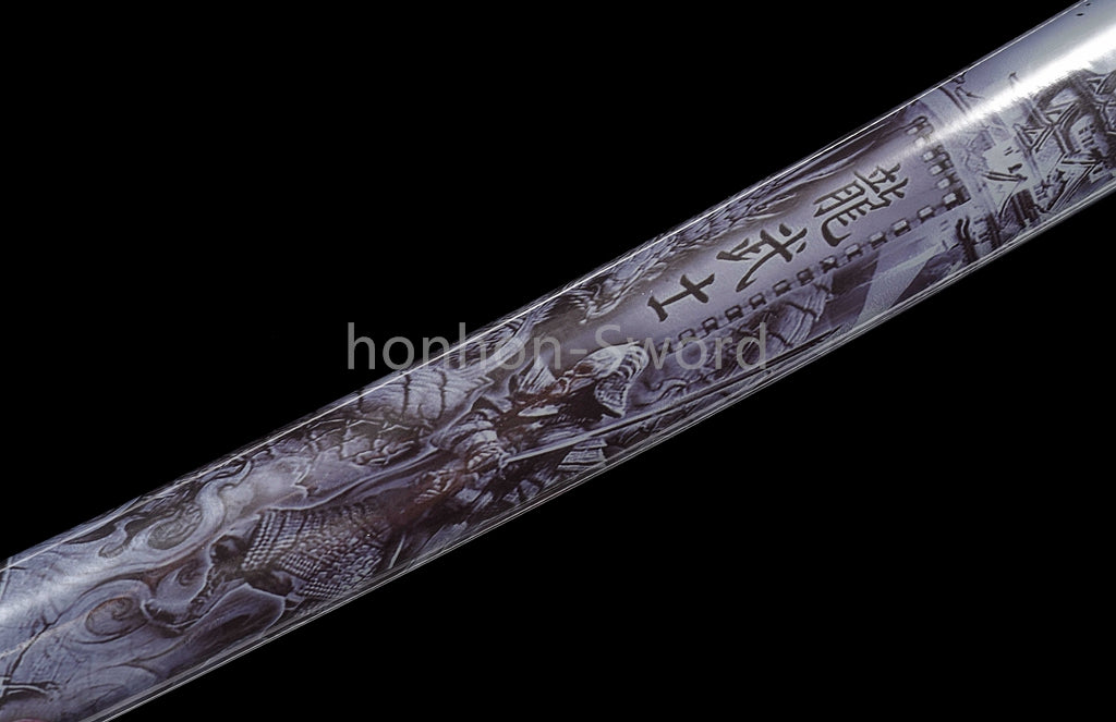 High Manganese Steel Japanese Katana Samurai Sword Full Tang Sharp Battle Ready