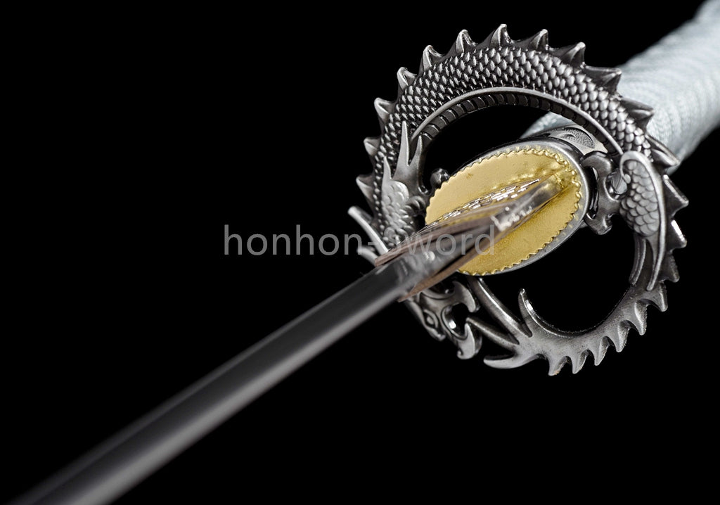 High Manganese Steel Japanese Katana Samurai Sword Full Tang Sharp Battle Ready