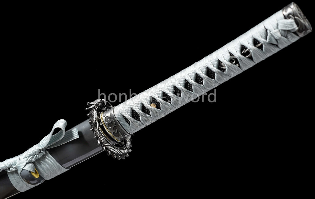 High Manganese Steel Japanese Katana Samurai Sword Full Tang Sharp Battle Ready