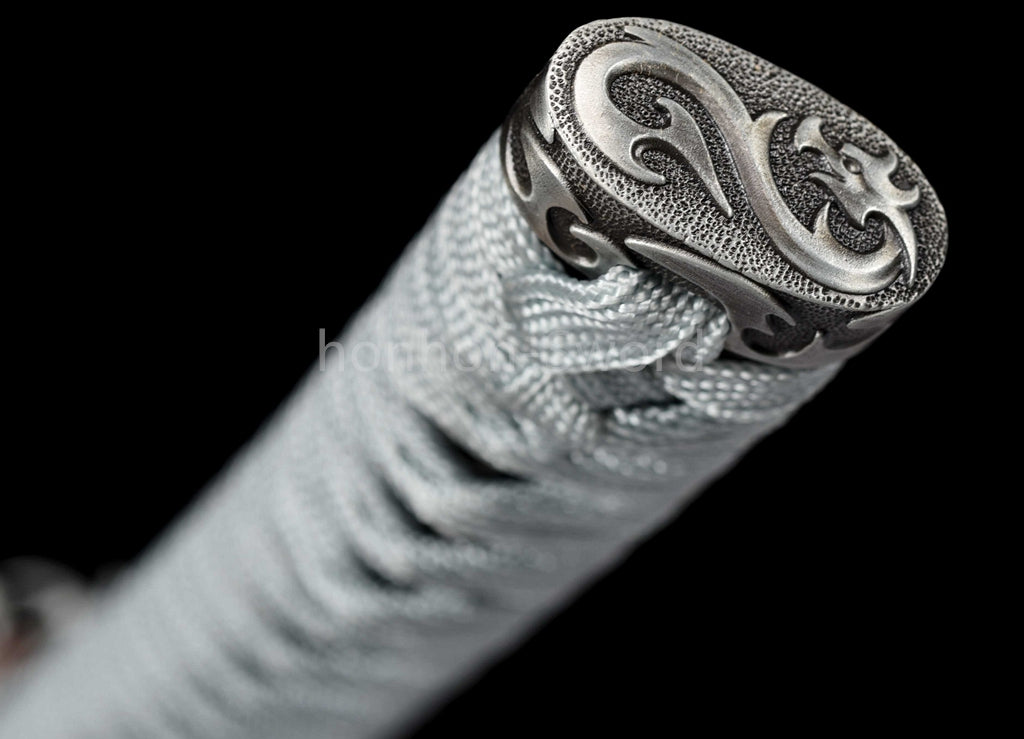 High Manganese Steel Japanese Katana Samurai Sword Full Tang Sharp Battle Ready