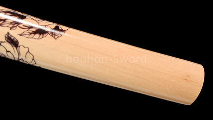 High Manganese Steel Japanese Katana Samurai Sword Full Tang Real Battle Ready