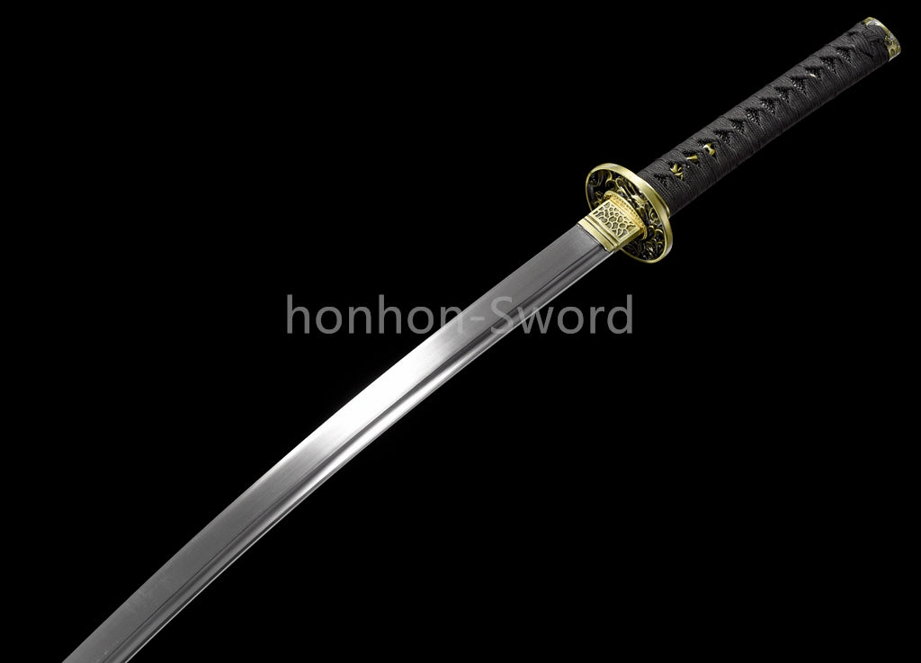 High Manganese Steel Japanese Katana Samurai Sword Full Tang Real Battle Ready