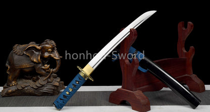 12'' Japanese Tanto High Manganese Steel Samurai Sword Full Tang Sharp For Battle