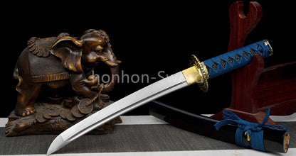 12'' Japanese Tanto High Manganese Steel Samurai Sword Full Tang Sharp For Battle