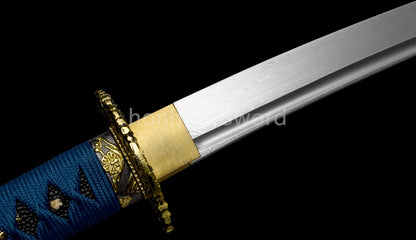 12'' Japanese Tanto High Manganese Steel Samurai Sword Full Tang Sharp For Battle