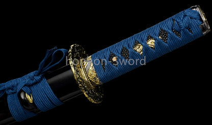 12'' Japanese Tanto High Manganese Steel Samurai Sword Full Tang Sharp For Battle