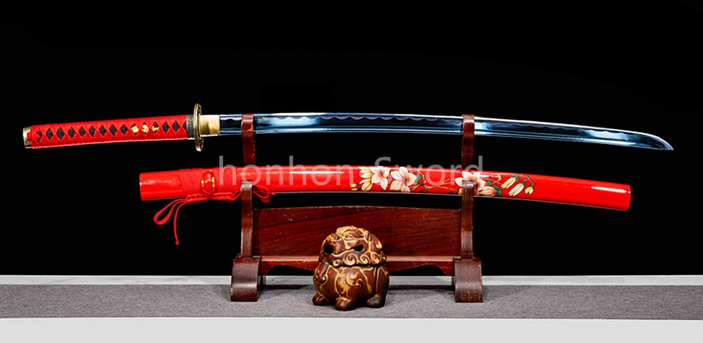 High Manganese Steel Full Tang Japanese Katana Samurai Sword Sharp For Battle