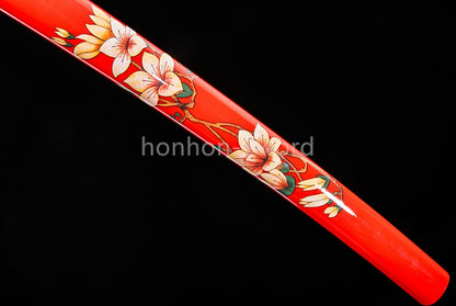 High Manganese Steel Full Tang Japanese Katana Samurai Sword Sharp For Battle