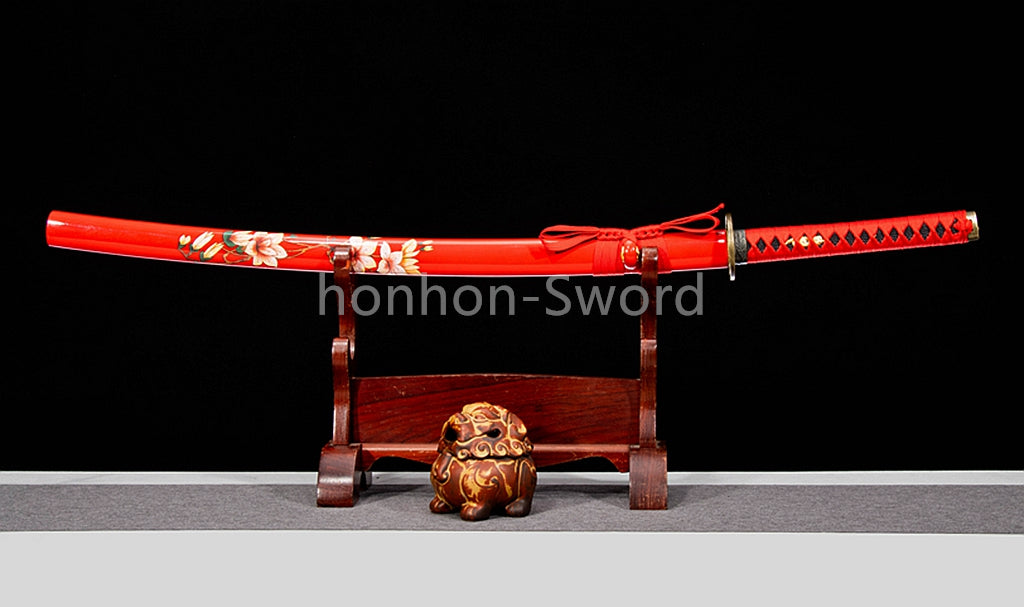 High Manganese Steel Full Tang Japanese Katana Samurai Sword Sharp For Battle