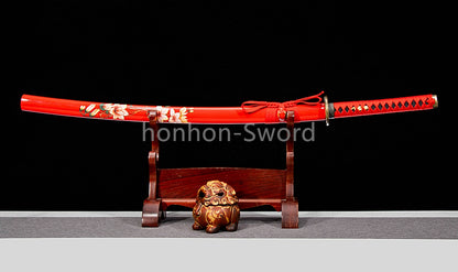 High Manganese Steel Full Tang Japanese Katana Samurai Sword Sharp For Battle