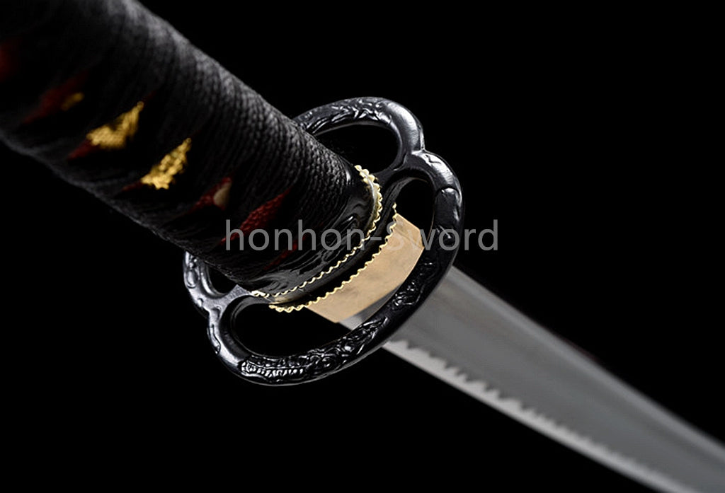 Japanese Katana 1095 High Carbon Steel Samurai Sword Full Tang Sharp Real Pink
