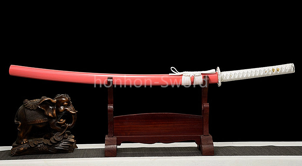 Japanese Katana Samurai 1095 High Carbon Steel Sword Full Tang Sharp Real Battle