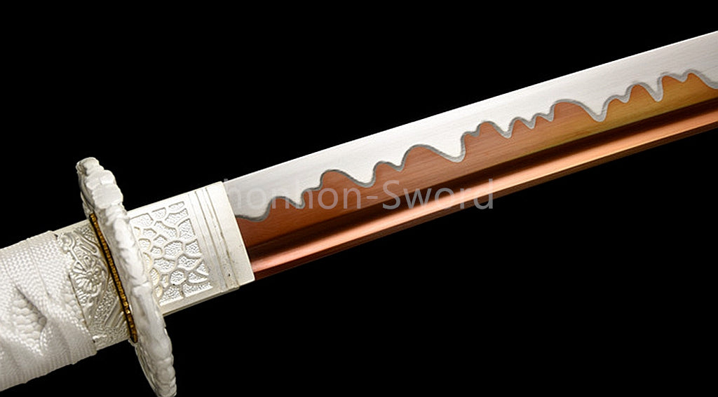 Japanese Katana Samurai 1095 High Carbon Steel Sword Full Tang Sharp Real Battle