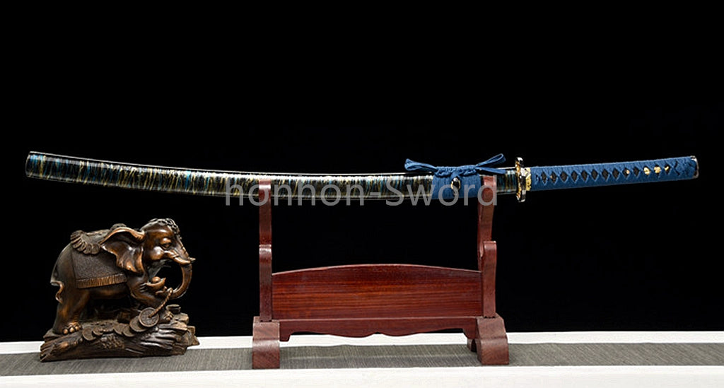 Japanese Katana Samurai 1095 High Carbon Steel Sword Full Tang Sharp For Battle
