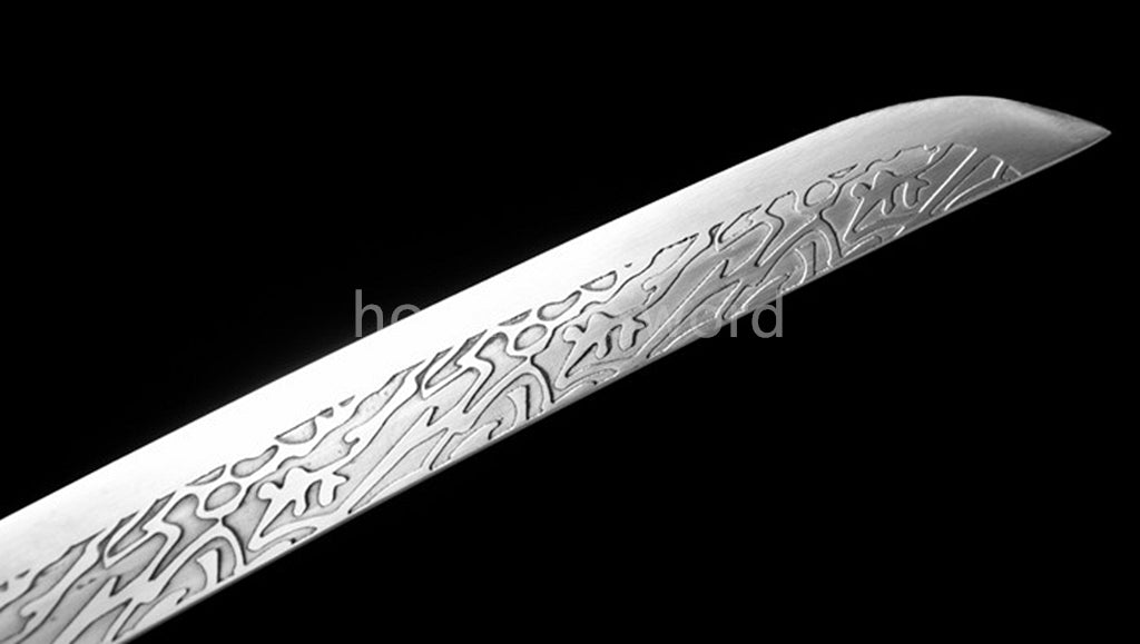 Japanese Katana Samurai 1095 High Carbon Steel Sword Full Tang Sharp For Battle