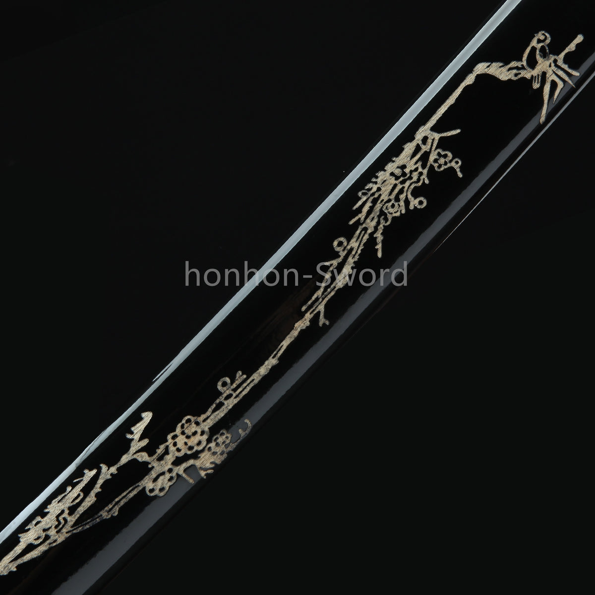 Katana à lame bleue en acier à haute teneur en carbone 1095, épée de samouraï japonais, épée complète noire 