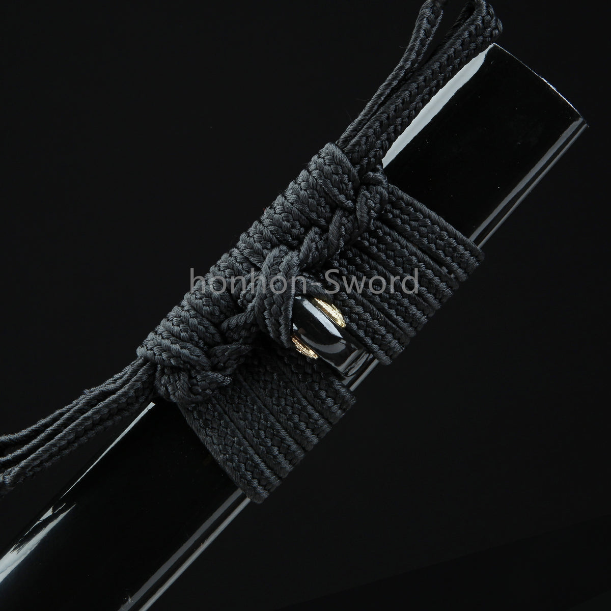 Katana à lame bleue en acier à haute teneur en carbone 1095, épée de samouraï japonais, épée complète noire 