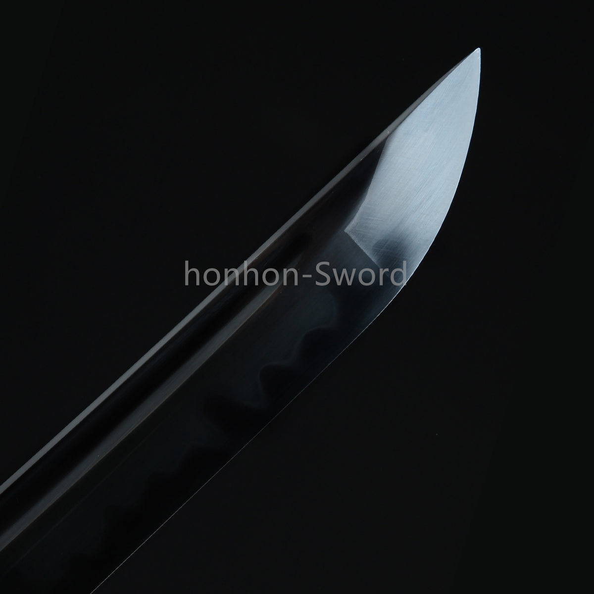 Katana à lame bleue en acier à haute teneur en carbone 1095, épée de samouraï japonais, épée complète noire 