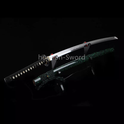 T10 Steel Clay Tempered Japanese Katana Alloy Tsuba 26inch Samurai Sword Sharp