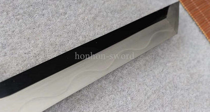 Katana à lame bleue en acier à haute teneur en carbone 1095, épée de samouraï japonais, épée complète noire 
