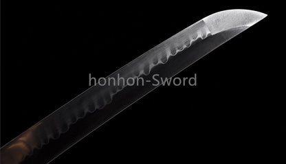 T10 Steel Clay Tempered Katana Japanese Samurai Sword Sharp Battle Ready Real