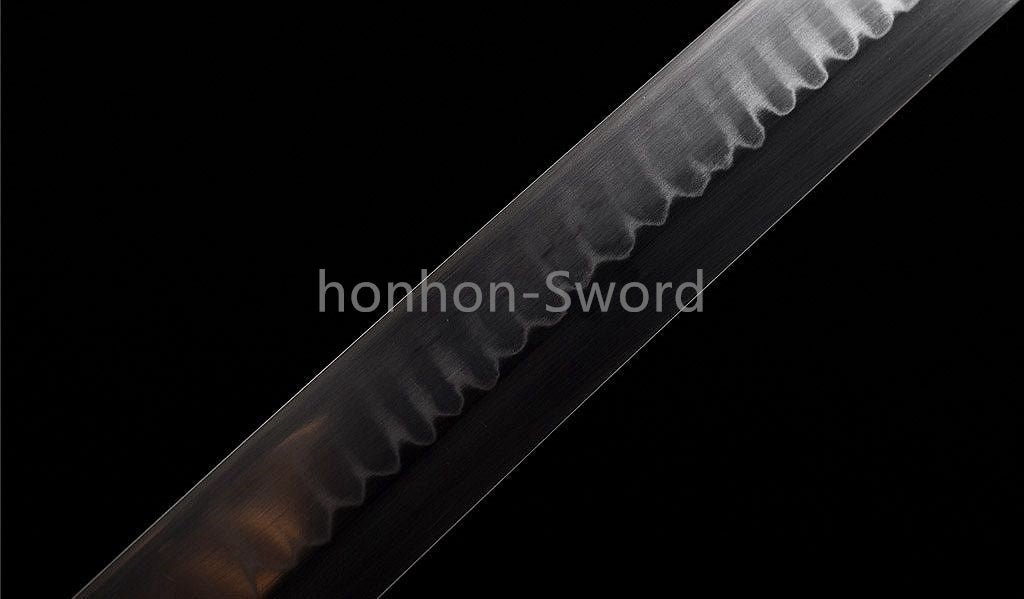 T10 Steel Clay Tempered Katana Japanese Samurai Sword Sharp Battle Ready Real