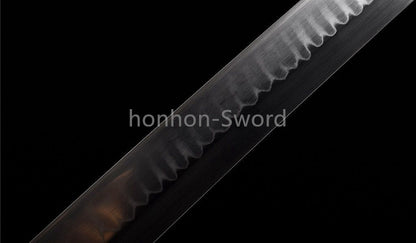 T10 Steel Clay Tempered Katana Japanese Samurai Sword Sharp Battle Ready Real
